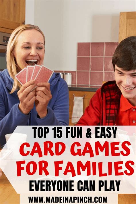 30+ Easy Card Games to Play with Family and Friends.